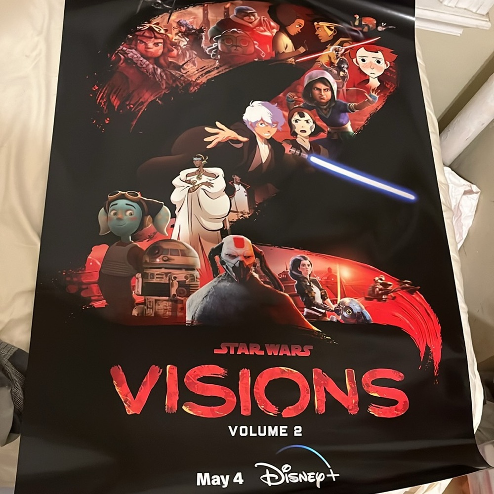 Star Wars VISIONS Movie Poster 2024 Volume 2 Anime May 4 Double Sided Origin